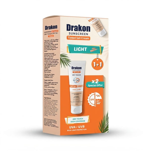 Drakon Tinted sunscreen Foundation (Light shade) promo
