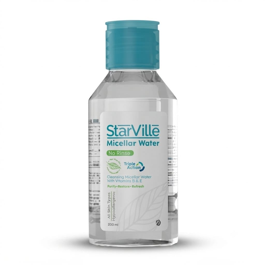 starville micellar water no rinse 200ml.
