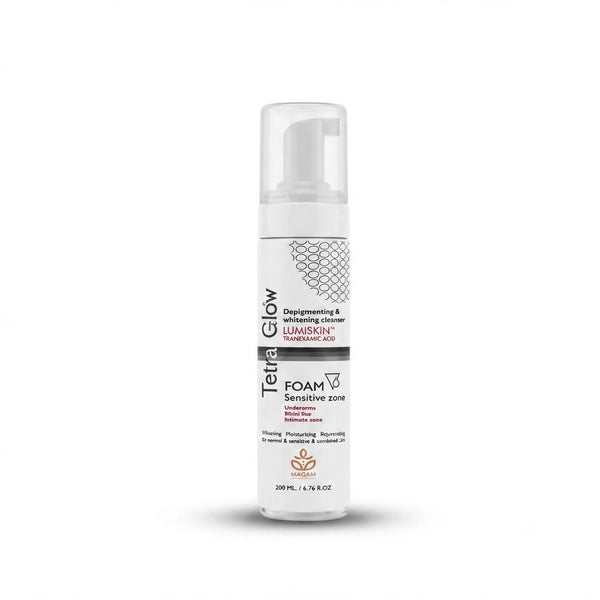 Tetra Glow Sensitive Zone Foam Cleanser 200ml