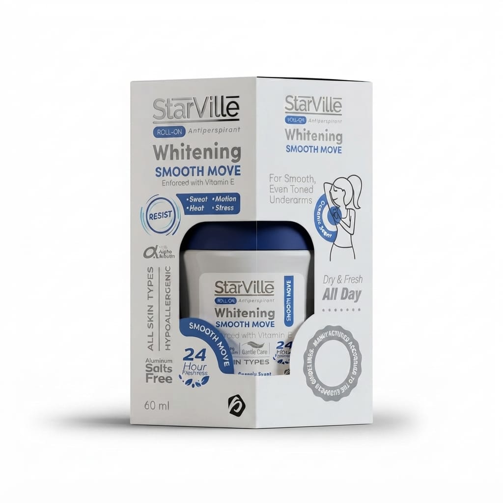 StarVille Roll- Antiperspirant Whitening Smooth Move 60ml