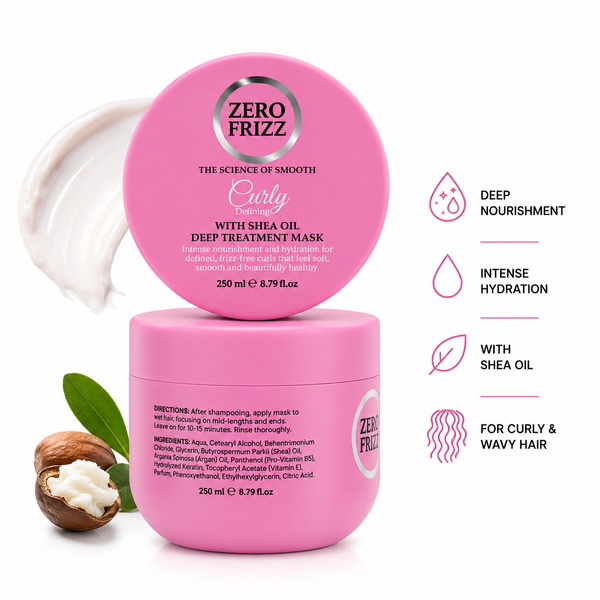 Zero Frizz Curly Defining Shea Oil Deep Treatment Mask